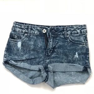 Denim shorts